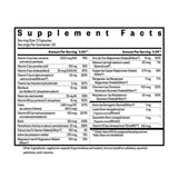 Ingredient:  Vitamin A, C, D, E , B6, B12, K2, Thiamin, Riboflavin, Niacin, Folate, Biotin, Pantothenic acid, Calcium, Iodine, Magnesium, Zinc, Selenium, Copper, Manganese, Chromium, Molybdenum, Betaine Anhydrous, LifePQQ, Boron, Lutein, Zeaxanthin.