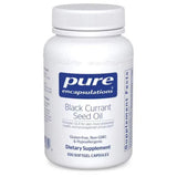 A Supplement container with the name Black Currant Seed Oil by Pure Encapsulations.