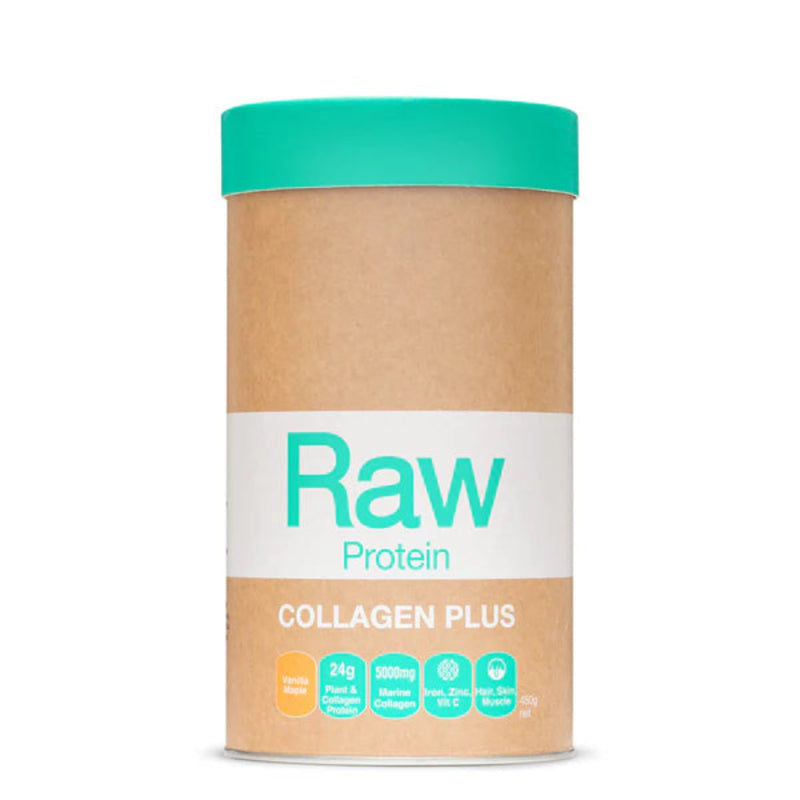 Image of RAW Protein Collagen Plus Vanilla Maple 450g 1200x1200