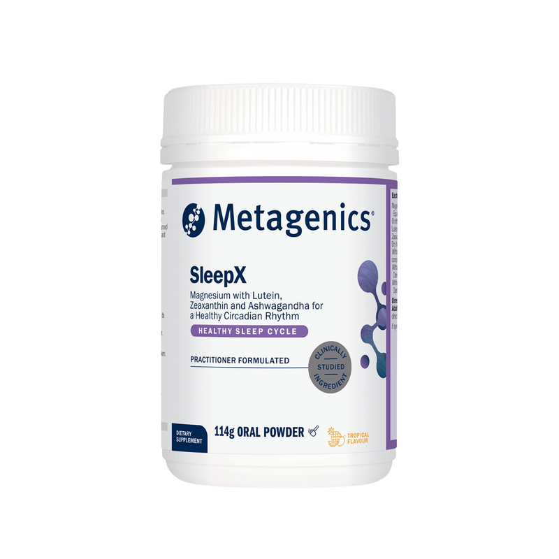 A supplement called SleepX by Metagenics.
