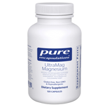 A Supplement container with the name UltraMag Magnesium by Pure Encapsulations.