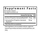 Seeking health Zinc Carnosine 60 capsules