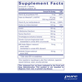 Ingredients: Vitamin B6, B12, Folate, Choline, Inositol, L-Methionine, Taurine, Trimethylglycine, Turmeric, Milk Thistle, Artichoke.