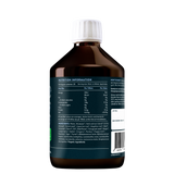 Image of inner biome blend 500ml contents
water, molasses, herb extract blend, ariseed, fennel seed, liquorice root, angelica root, basil, camomile, chervil, dill, elderflower, fenugreek seed, ginger, juniper berry, nettle, oregano, parsley, peppermint, rosemary, sage, thyme, bifidobacterium lactis, organic ingredients