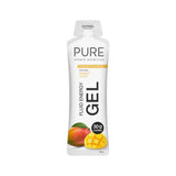 A Supplement container with the name Fluid Energy Gel (Mango Flavour with real mango juice + 30g Carbs) by pure Sports Nutrition.