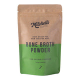 A Supplement Pouch with the name Bone Broth Powder (100g) Mitchell's Nutrition.