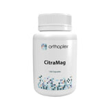 A Supplement container with the name CitraMag by Orthoplex.
