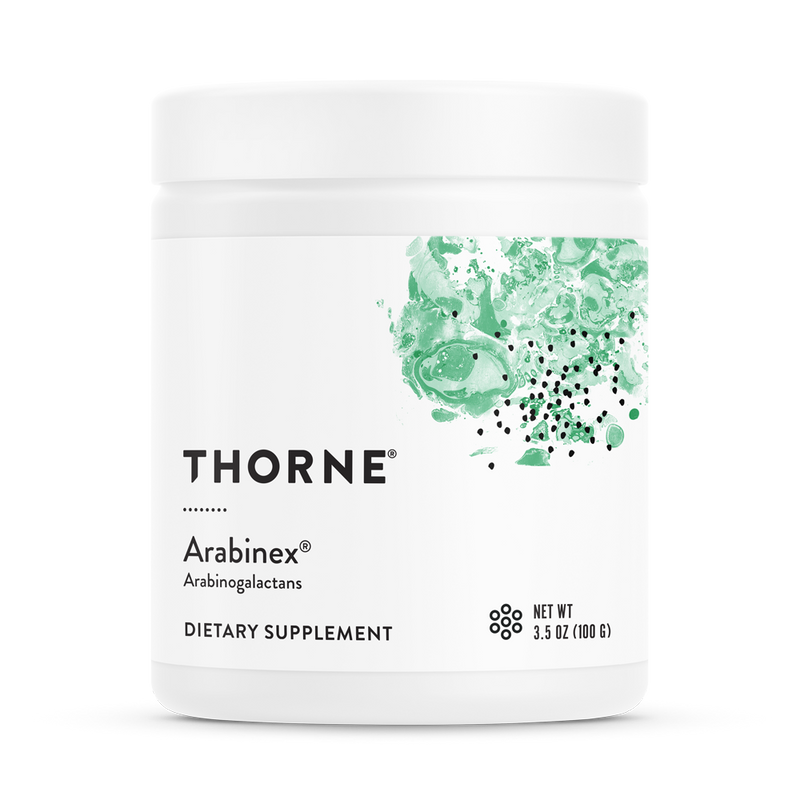 A Supplement container with the name Arabinex by Thorne.