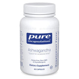 A Supplement container with the name Ashwangdha by Pure Encapsulations.