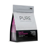 A Pouch with the name Pure Performance + Race Recovery by Pure Sports Nutrition.