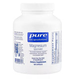 A Supplement container with the name Magnesium Glycinate (180 Caps) by Pure Encapsulations.