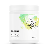 A Supplement container with the name Amino Complex - Lemon by Thorne.