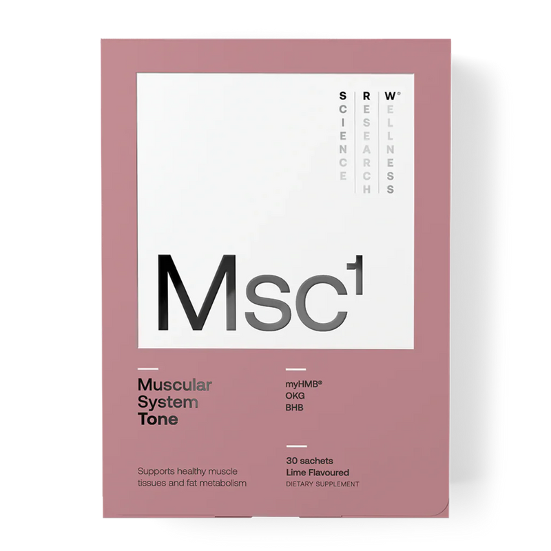 Image of a box, product by SRW Msc1 Muscular System Tone, 30 sachets