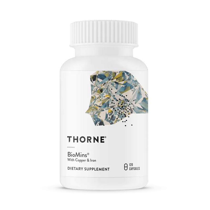 A supplement called Biomins with Copper and Iron by Thorne