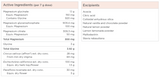 Ingredients list:
Magnesium glycinate, Equiv Magnesium, Magnesium citrate, equiv magnesium, glycine, crocs sativus (affron) ext. dry  conc. From min dry stigma, eschscholzia californica ext. dryconc., Equiv. dry herb top/flower, passiflora incarnata ext. dry conc, equiv dry flower, acacia citric, colloidal anhydrous silica, natural vanilla and chocolate powder, natural lemon powder, lemon lemonade powder, maltodextrin, stevia rebaudiana
