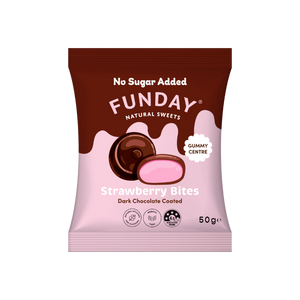 Dark Chocolate Strawberry Bites