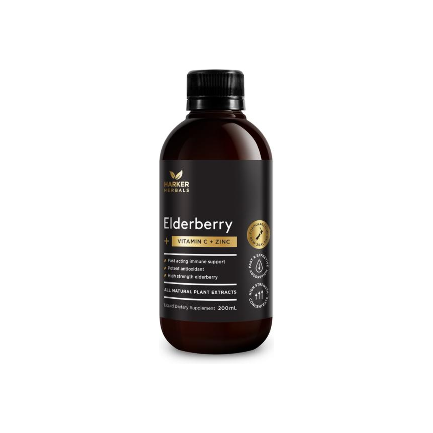 Vitamin C Elderberry + Zinc 200ml