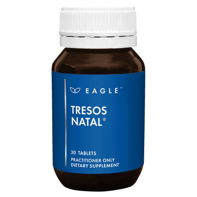 A Supplement container with the name Tresos Natal (30 Tabs) by Eagle.