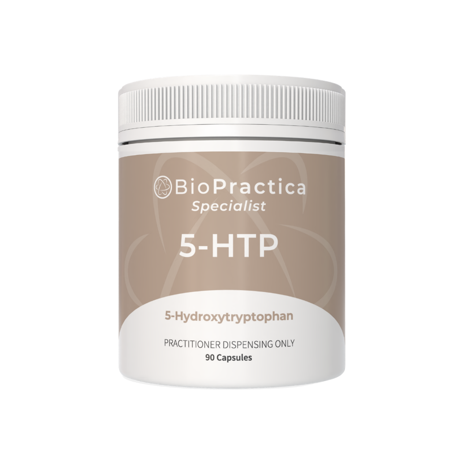 A supplement container of 5-HTP by Bio-Practica