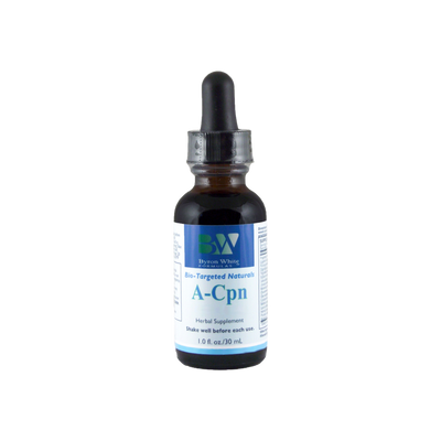 A supplement container of A-CPN by Byron White Formulas