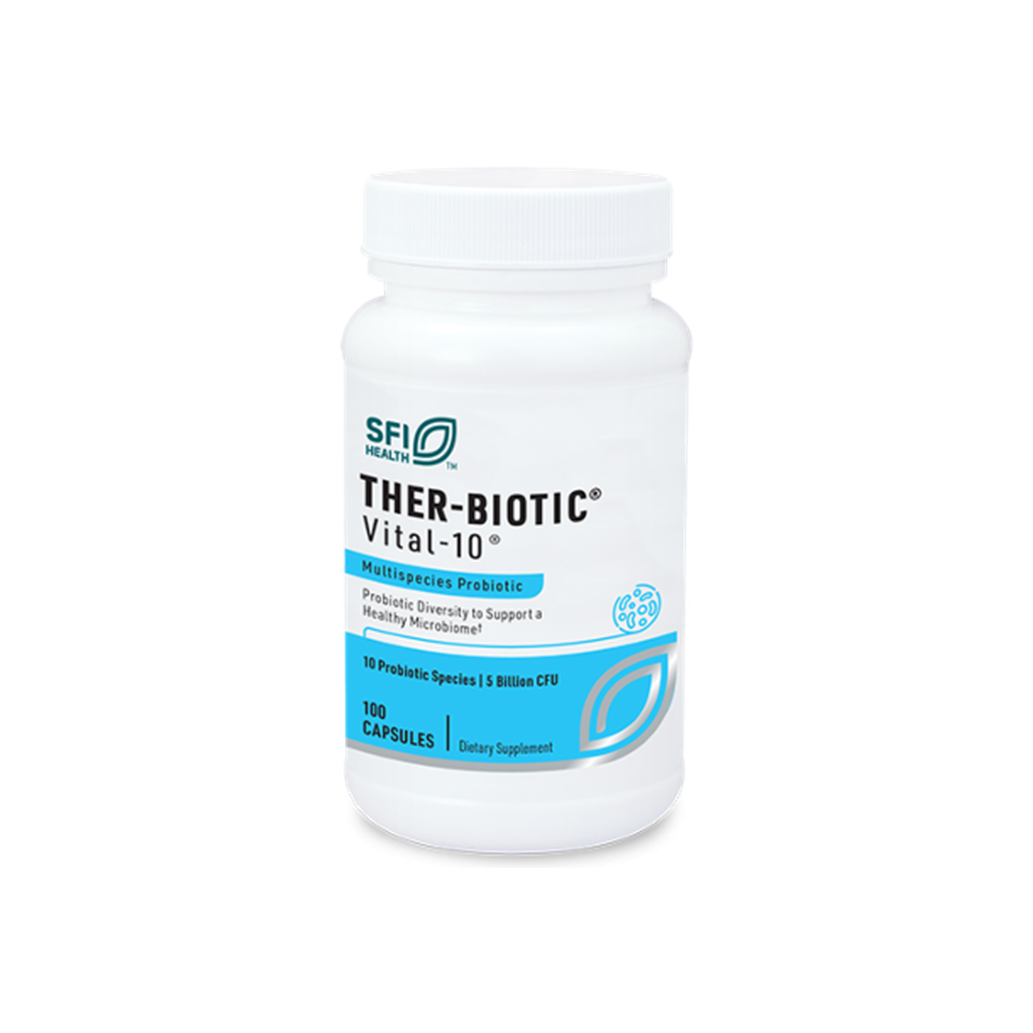 A supplement container of Vital-10 by SFI Health