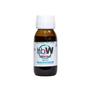 A supplement container of hbW (Worms) 50ml by Homeobotanicals
