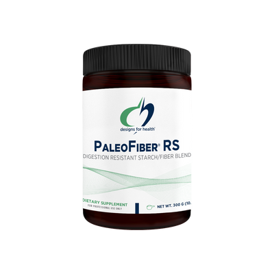 A supplement container of PaleoFiber RS by Designs for Health - USA