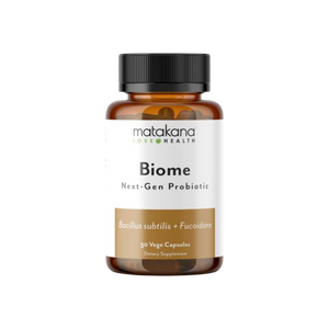 A supplement container of Biome by Matakana Superfoods