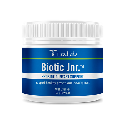 A supplement container of Biotic Jnr™ by Medlab