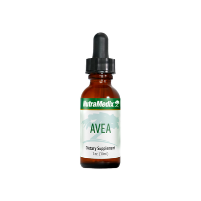 A supplement container of Avea - Mood by NutraMedix