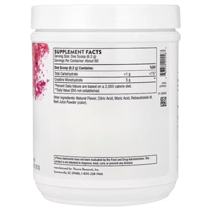 Ingredients: Creatine Monohydrate 