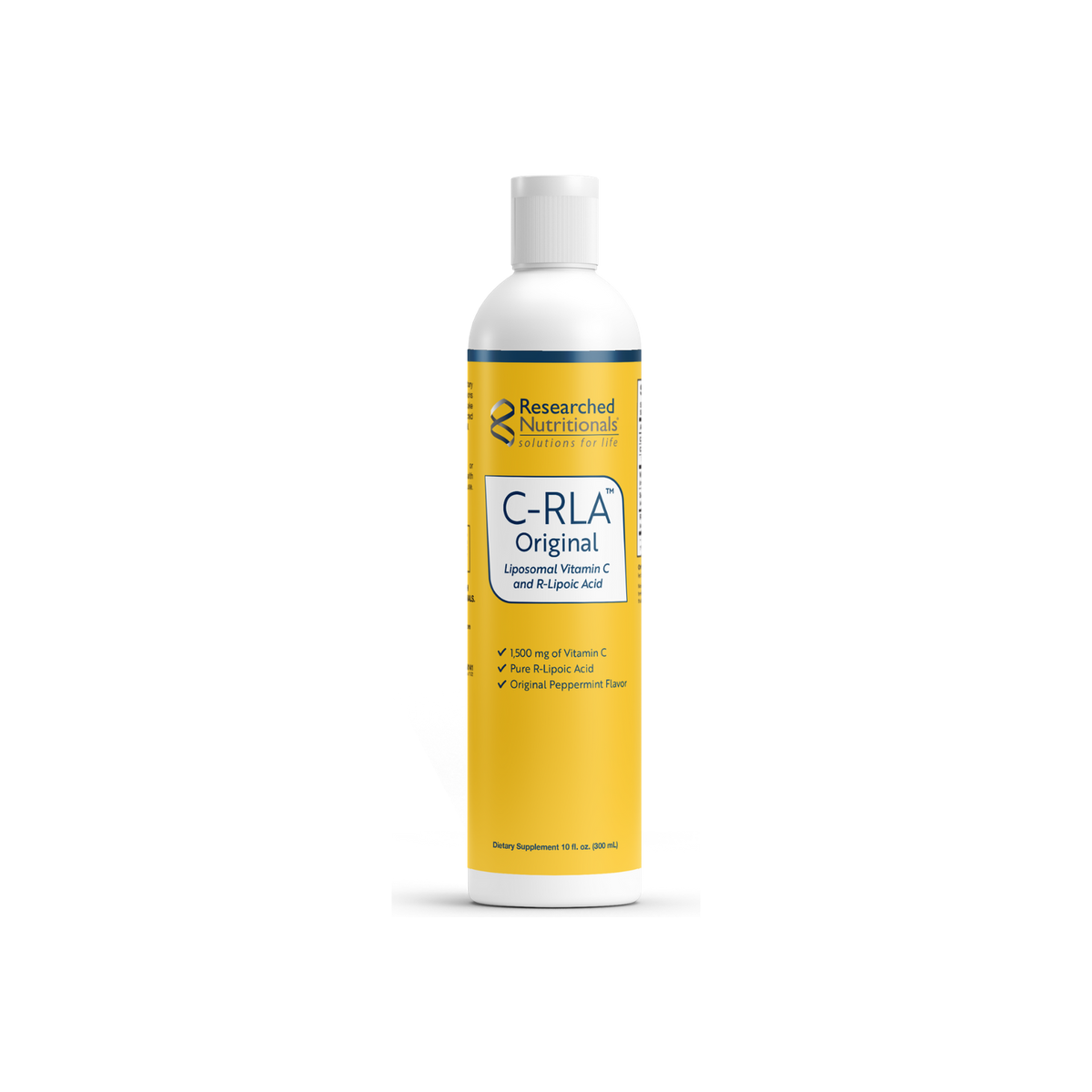 A supplement container of C-RLA Original by Researched Nutritionals