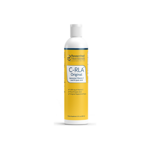 A supplement container of C-RLA Original by Researched Nutritionals