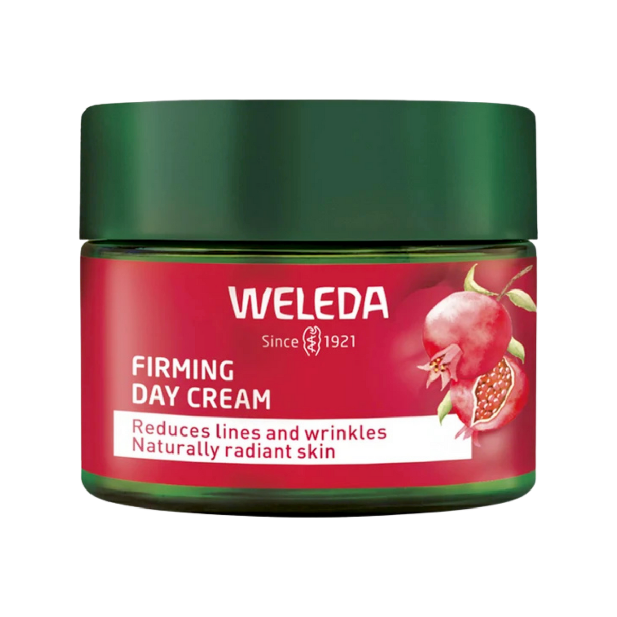 A supplement container of Firming Day Cream (Pomegranate) by Weleda