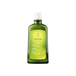 A supplement container of Refreshing Bath Milk (Citrus) by Weleda