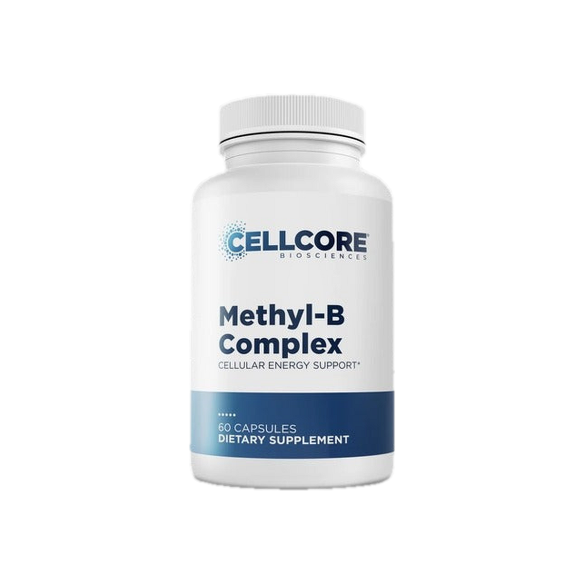 A supplement container of Methyl-B Complex 60c by Cellcore