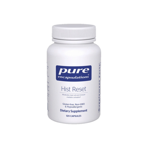 A supplement container of Hist Reset 120c by Pure Encapsulations