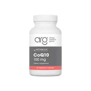 A supplement container of CoQ10 100mg 60c by Metabolic Maintenance