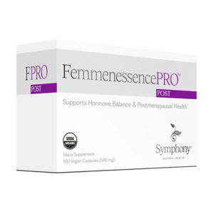 A Supplement Box with the name FemmenessencePro Post by Symphony Natural Health