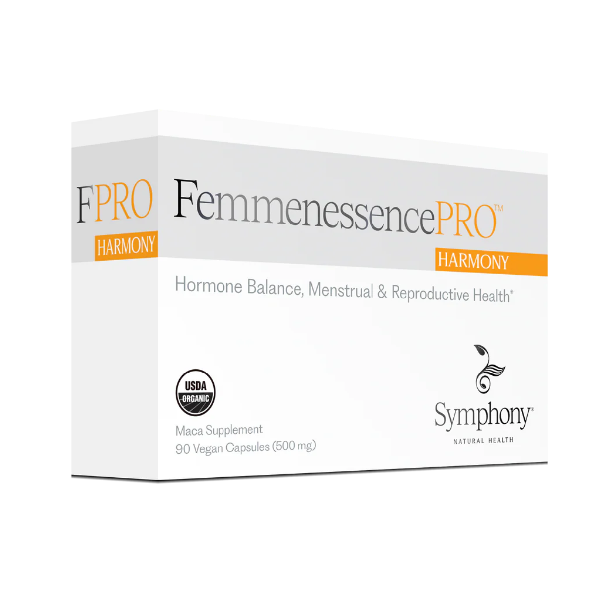 A Supplement Box with the name FemmenessencePro Harmony by Symphony Nutural Health.
