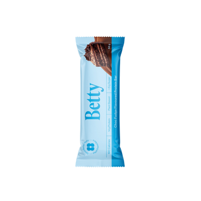 A 10 pack of Choc Fudge Bars by Good Betty. 