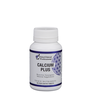 A supplement container of Calcium Plus by Interclinical Laboratories