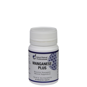 A supplement container of Manganese Plus by Interclinical Laboratories