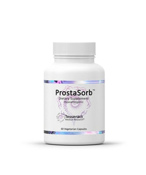 A supplement container of ProstaSorb™ by Tesseract