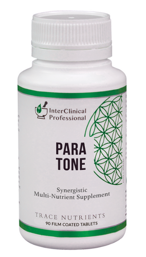 A supplement container of Para Tone by Interclinical Laboratories