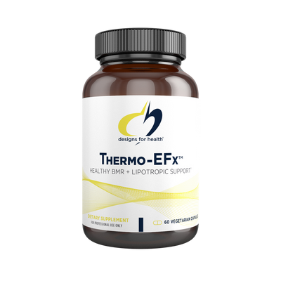 A supplement container of Thermo-EFx by Designs for Health - USA