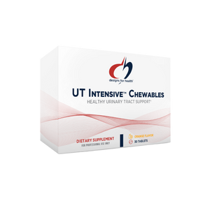 A supplement container of UT Intensive Chewables by Designs for Health - USA