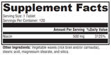 Supplement facts for NiaVasc