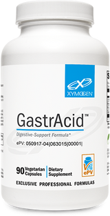 A supplement container of GastrAcid™ by Xymogen