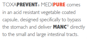 Supplement facts for TOXAPREVENT ® MEDI PURE